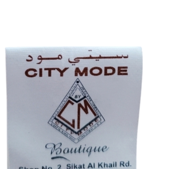 MARKAZ E HASEEN Boutique Gold Maroon Dress Intricate Bead Details City Mode CM - Picture 14 of 14